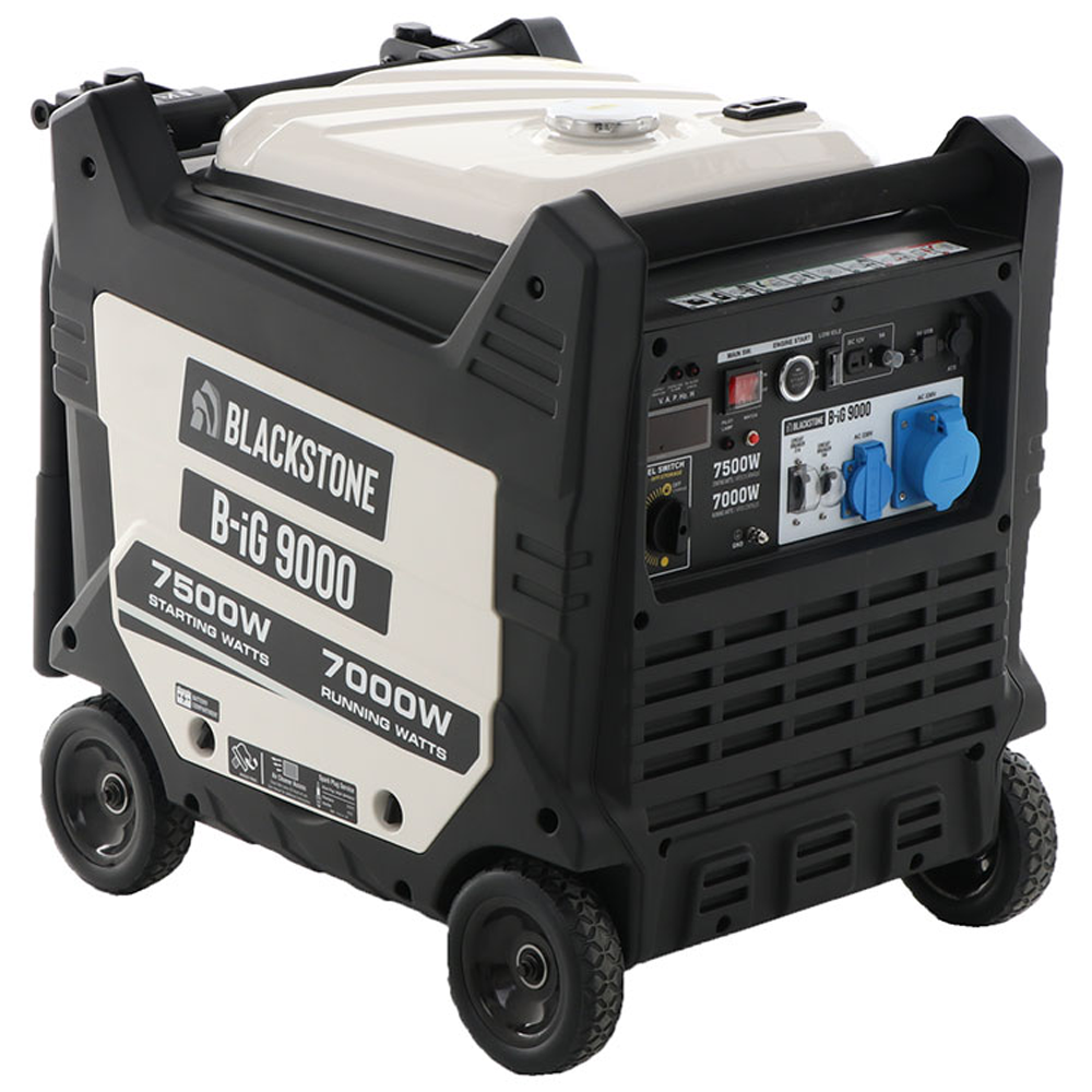 blackstone b ig 9000 groupe électrogène inverter 7.5 kw monophasé insonorisé sur chariot