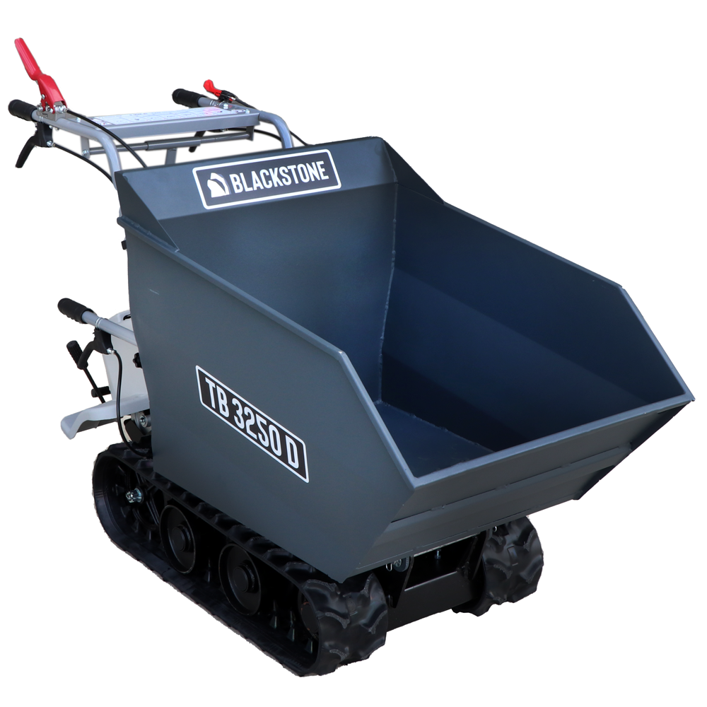 brouette à chenilles blackstone tb 3250 d caisson dumper manuel capacité de charge maximale 320 kg