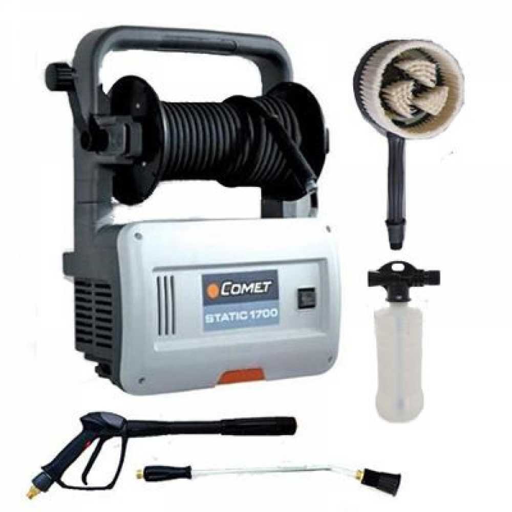 comet static 1900 extra nettoyeur haute pression à froid mural et portatif 160 bars 600 lt/h