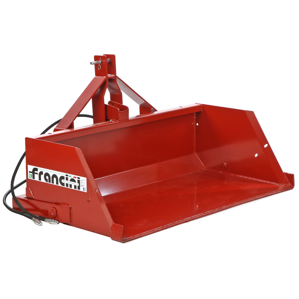 francini pr 200 godet arrière hydraulique pour tracteur de 200 cm capacité 700kg