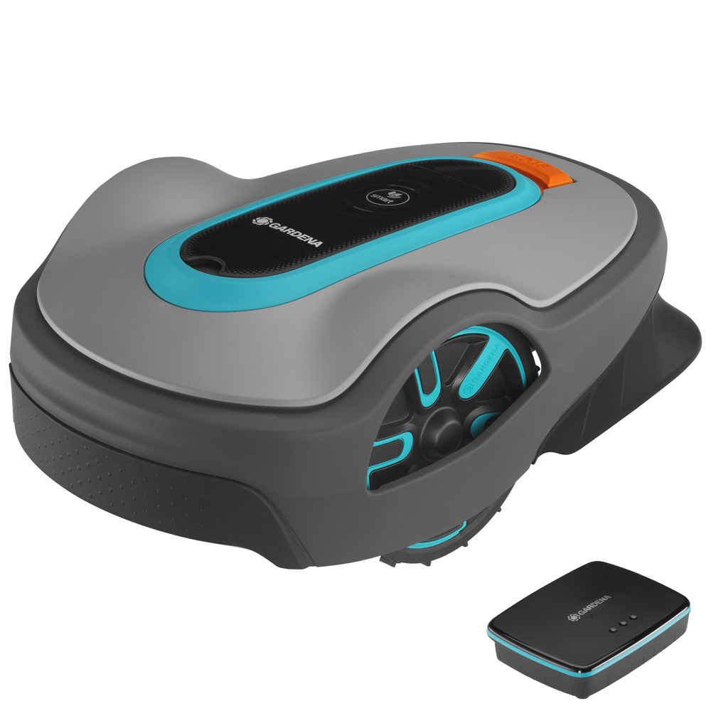 gardena sileno life 1500 set smart robot tondeuse largeur de coupe 22 cm gestion via gardena smart app