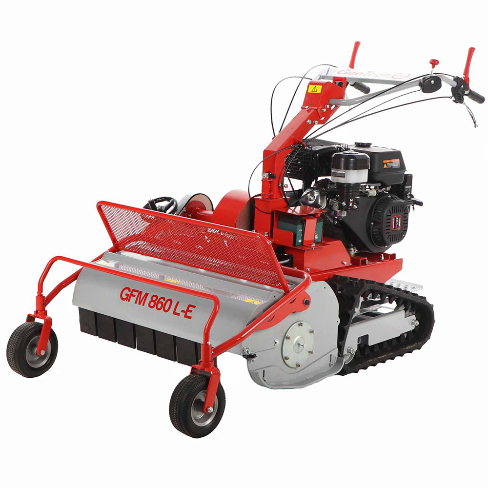 geotech pro gfm 860 l e tondeuse débroussailleuse à couteaux loncin g420fd