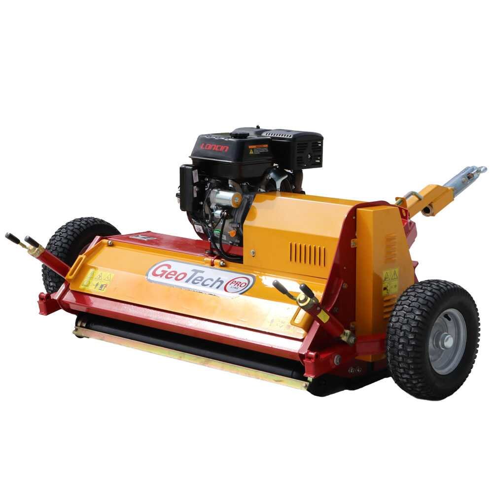 geotech pro gtrb120 tondeuse débroussailleuse tracté pour quad loncin g420fd