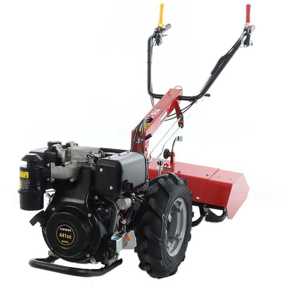 ginko r710 eko motoculteur diesel loncin d404f démarrage électrique