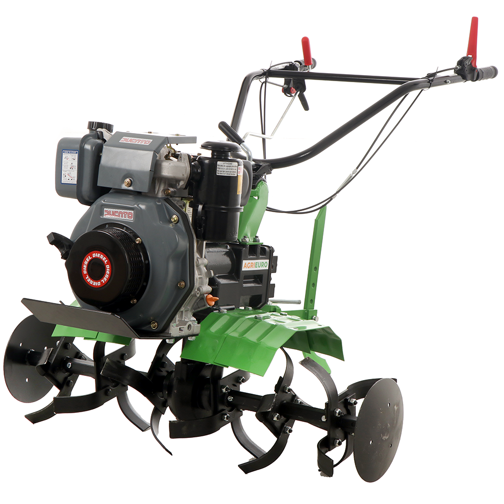 motobineuse agri 102 avec fraise 95 cm moteur à diesel de 296cm3